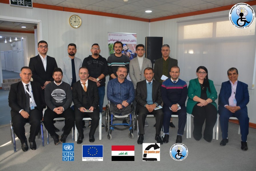 Halabja Disabled Organization held a workshop at Tishk International University Sulaimani .