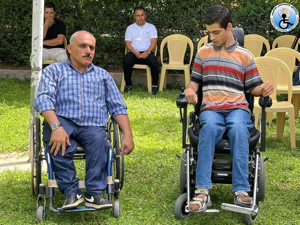 Improving accessibility for people with disability in Halabja Public Park closing  ceremony