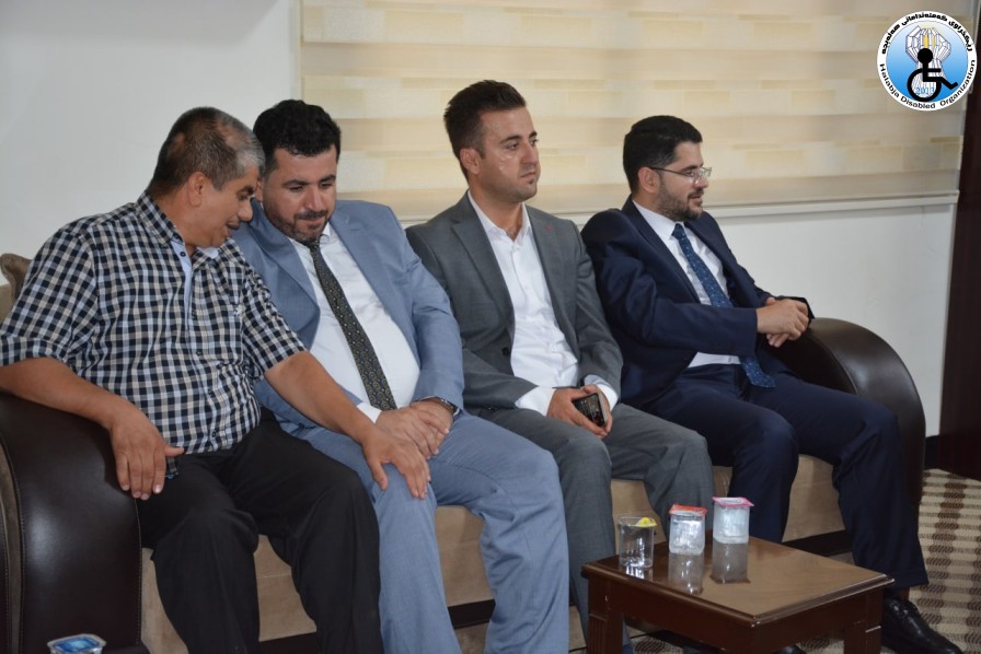 The Head of the department of NGOs paid a visit to the Halabja Disabled Organization