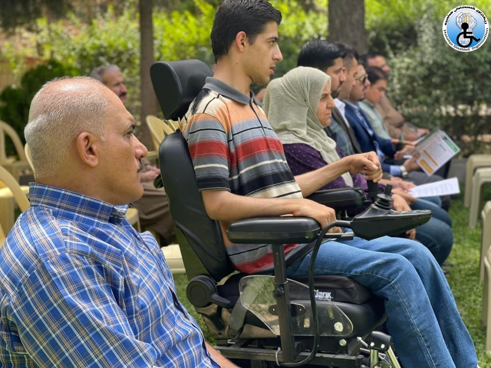 Improving accessibility for people with disability in Halabja Public Park closing  ceremony