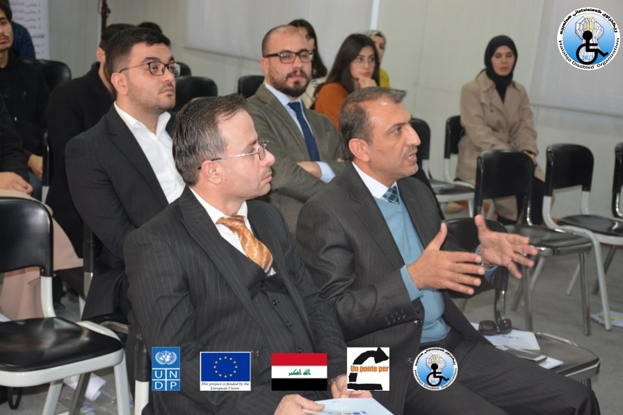 Halabja Disabled Organization held a workshop at Tishk International University Sulaimani .