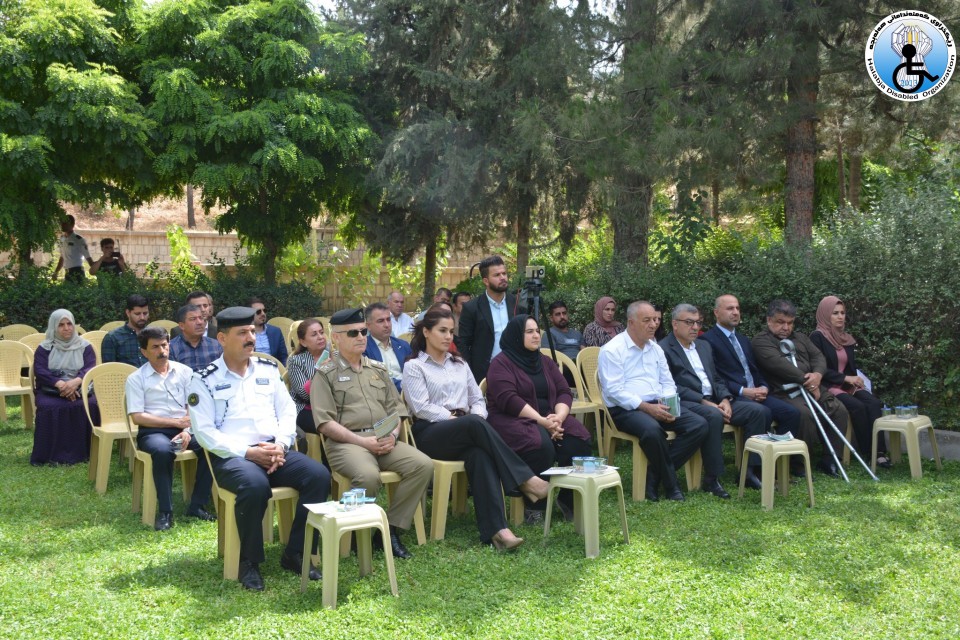 Improving accessibility for people with disability in Halabja Public Park closing  ceremony